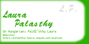 laura palasthy business card